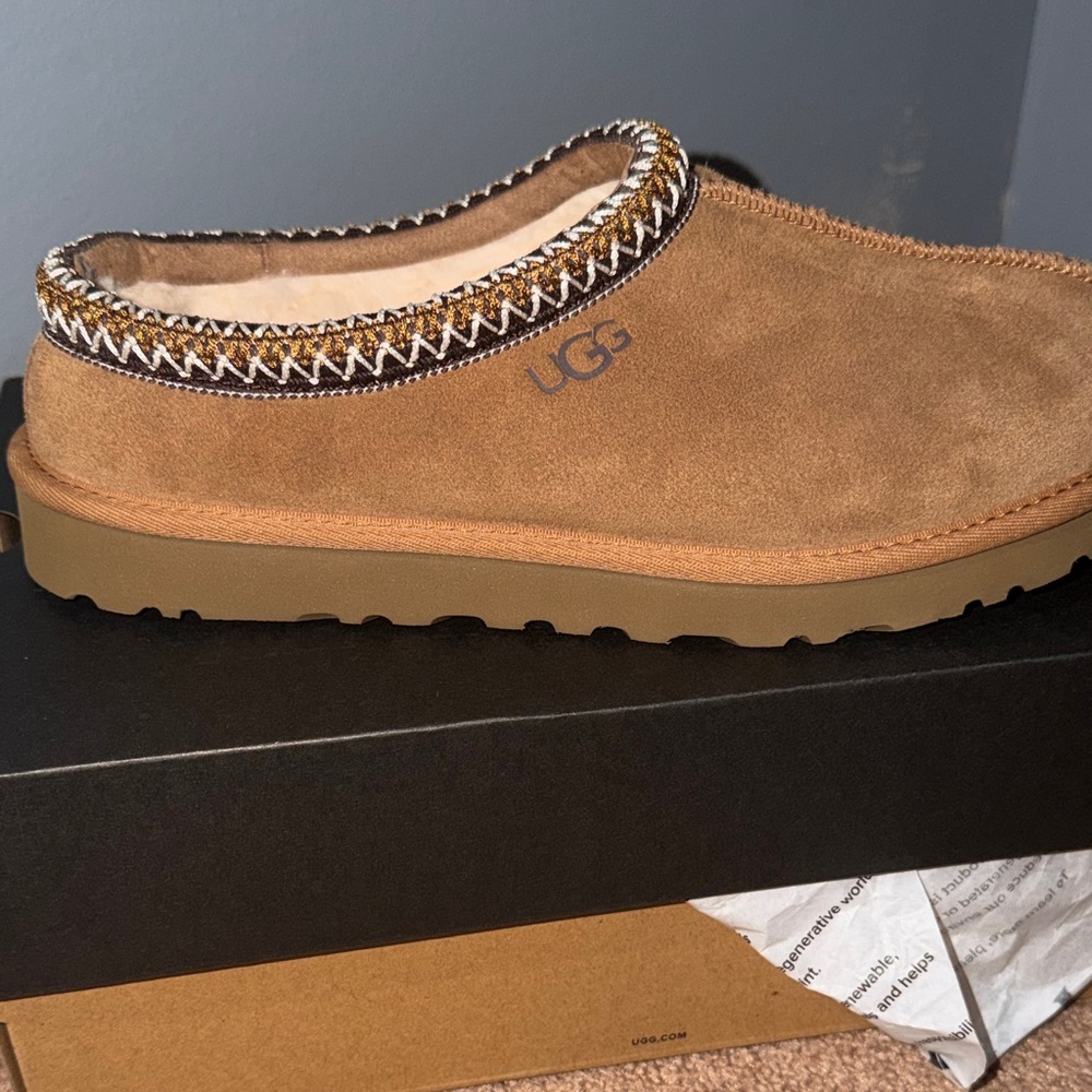 UGG Women’s Tan Suede Slip-On Loafers